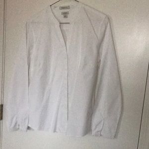 Ll Bean white button down SP wrinkle free